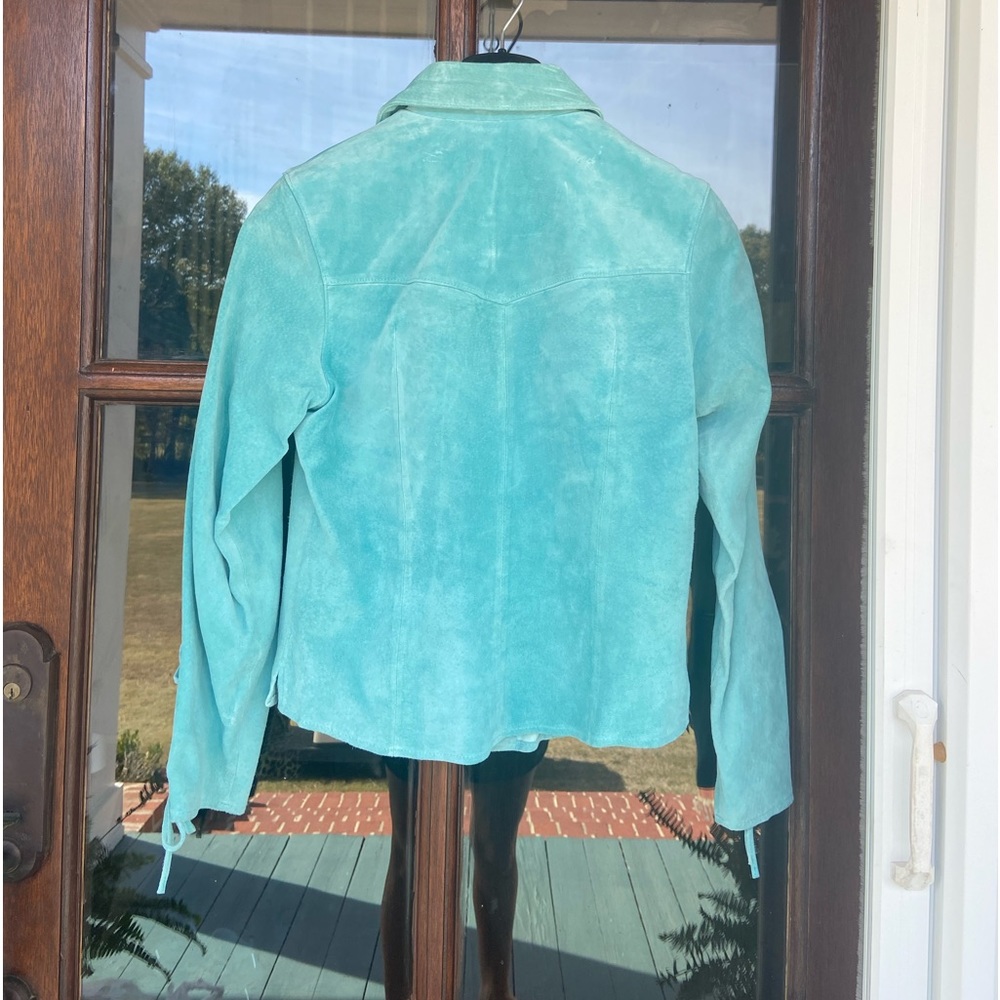 Saguaro 💯 leather‎ jacket! Coastal cowgirl dream! (S) - Picture 2 of 8